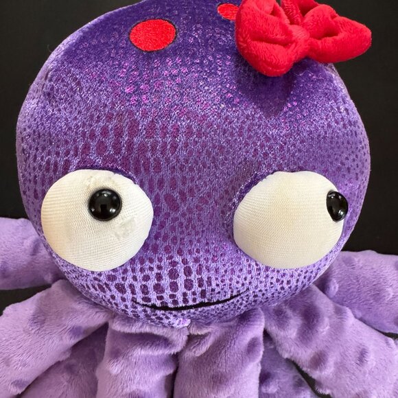 Scentsy Buddy Bubbles the Octopus Purple‎ 12" Stuffed Animal Textured Plush - Picture 14 of 14